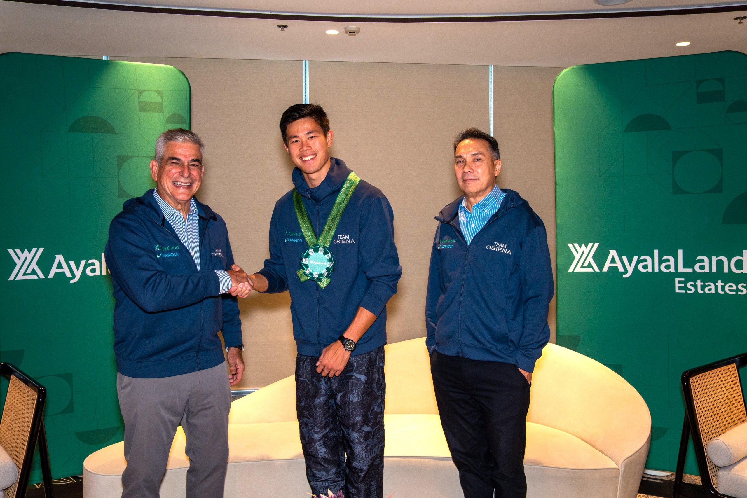 Ayala Land Welcomes Olympic Pole Vaulter EJ Obiena After His Gold Medal Triumph at the 2023 Asian Games