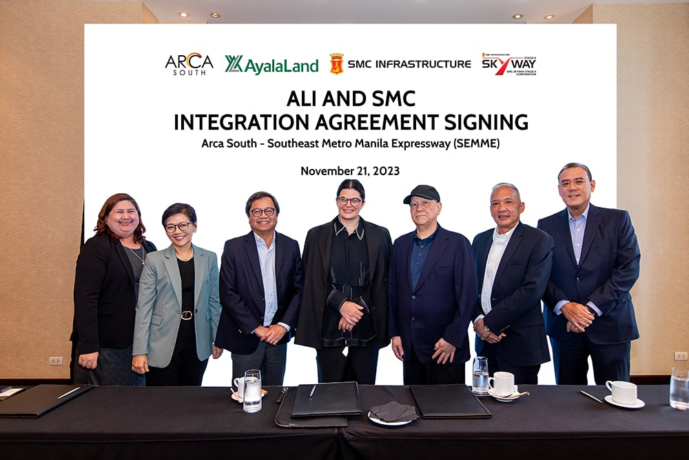 SMC, Ayala ink agreement to integrate Arca South to Skyway Stage 4 project