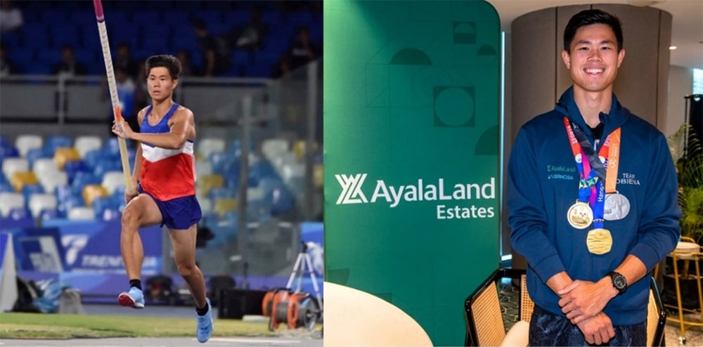 Ayala Land congratulates Olympic Pole Vaulter EJ Obiena after being recognized as ‘Athlete of the Year’